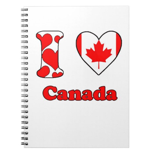 I love Canada Notitieboek (Voorkant)