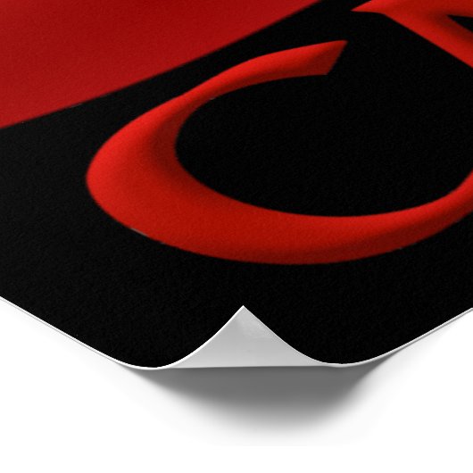 I Love Canada Poster Canada Souvenir Poster Print (Hoek)