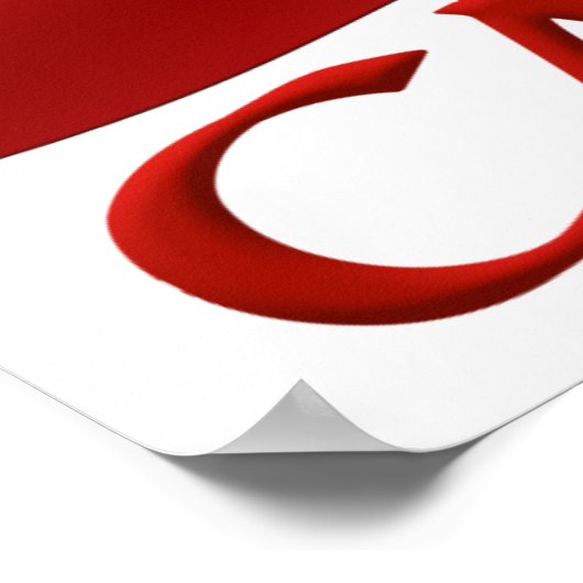 I Love Canada Poster Canada Souvenir Poster Print (Hoek)