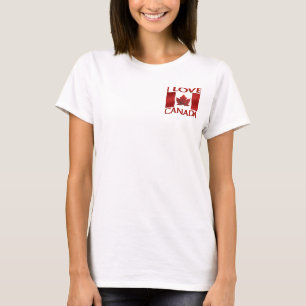 I Love Canada Shirt Shirt voor vrouwen