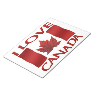 I Love Canada Souvenir Notepad Canada Gifts Notitieblok