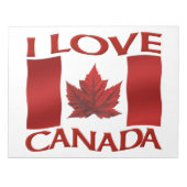 I Love Canada Souvenir Notepad Canada Gifts Notitieblok (Voorkant)