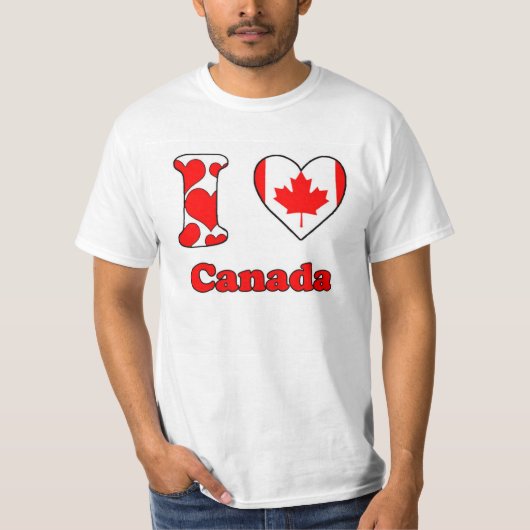 I love Canada T-shirt (Voorkant)
