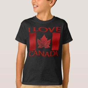 I Love Canada T-shirt Biologisch Kind Canada T-shi