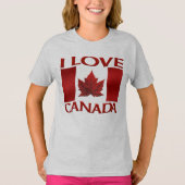 I Love Canada T-shirt Kind Souvenir Canada Shirt (Voorkant)