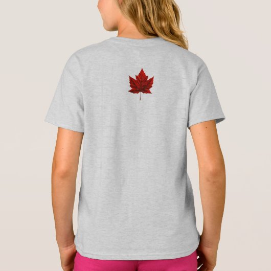 I Love Canada T-shirt Kind Souvenir Canada Shirt (Achterkant)