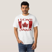 I Love Canada T-shirt Value Souvenir Canada Shirt (Voorkant volledig)