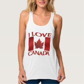 I Love Canada T-shirt Women's Canada Souvenir Topj (Voorkant)