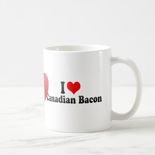 I Love Canadian Bacon Koffiemok (Rechts)