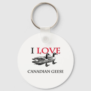 I Love Canadian Gese Sleutelhanger
