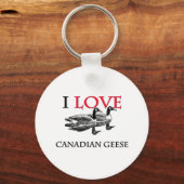 I Love Canadian Gese Sleutelhanger (Voorkant)