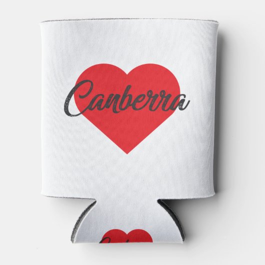 I Love Canberra - Australië Blikjeskoeler (Voorkant)