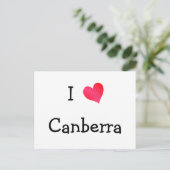 I Love Canberra Briefkaart (Staand voorkant)