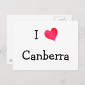 I Love Canberra Briefkaart (Voorkant / Achterkant)