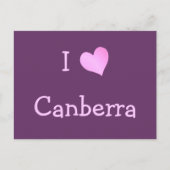 I Love Canberra Briefkaart (Voorkant)