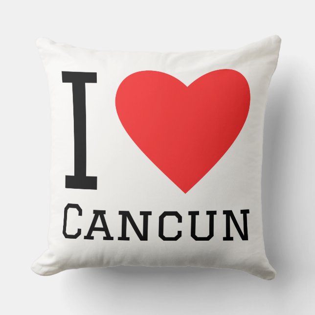 I love Cancun  Kussen (Voorkant)