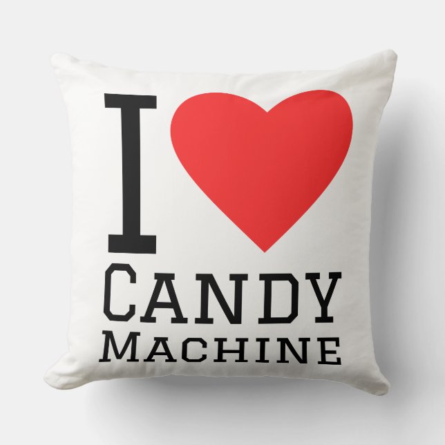 I love candy machine kussen (Voorkant)
