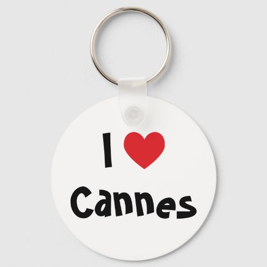 I Love Cannes Sleutelhanger (Voorkant)