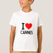 I Love Cannes T-shirt (Voorkant)