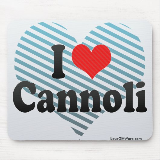 I Love Cannoli Muismat (Voorkant)