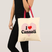 I Love Cannoli Tote Bag (Voorkant (product))
