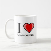 I Love Canoeing Koffiemok (Links)