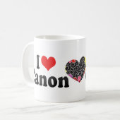 I Love Canon Koffiemok (Voorkant links)