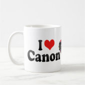I Love Canon Koffiemok (Links)