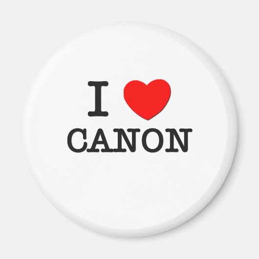 I Love Canon Magneet (Voorkant)