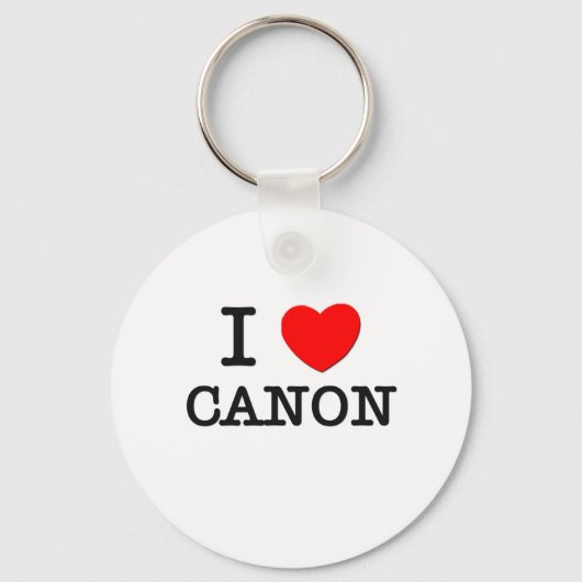 I Love Canon Sleutelhanger (Voorkant)