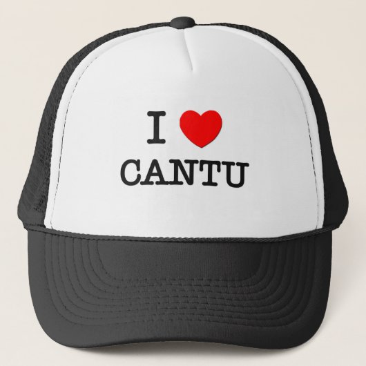 I Love Cantu Trucker Pet (Voorkant)