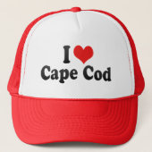 I Love Cape Cod Trucker Pet (Voorkant)