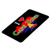 I Love Cape Town Table Mountain Large Flexi Magnet Magneet (Linkerzijde)