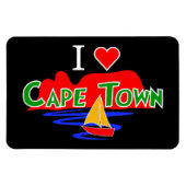 I Love Cape Town Table Mountain Large Flexi Magnet Magneet (Horizontaal)