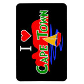 I Love Cape Town Table Mountain Large Flexi Magnet Magneet (Verticaal)