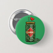 I Love Capers Ronde Button 5,7 Cm (Voorkant /achterkant)
