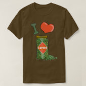 I Love Capers T-shirt (Design voorkant)