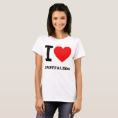 I Love Capitalism Dames Shirt (Voorkant volledig)