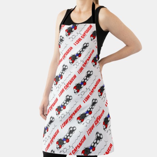 I Love Capsaicin Chili Pepper Chemical Molecule Schort (Insitu)