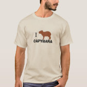 I Love Capybara T-shirt (Voorkant)