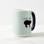 I Love Capybaras Magical Morphing Mok (Voorkant rechts)