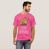 I Love Capybaras T-shirt (Voorkant volledig)