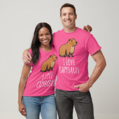 I Love Capybaras T-shirt (Unisex)