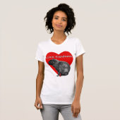 I Love Capybaras Women's Basic T-shirt (Voorkant volledig)