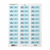 I Love Car Racing Etiket (Full Sheet)