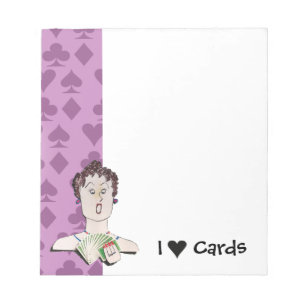 I Love Cards Notepad Notitieblok