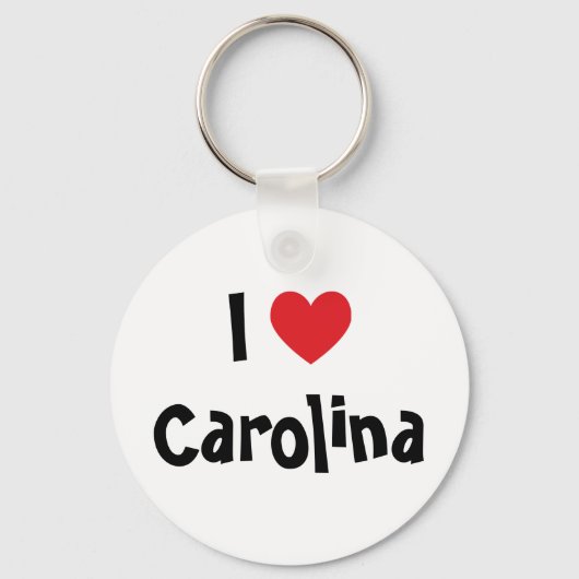 I Love Carolina Sleutelhanger (Voorkant)