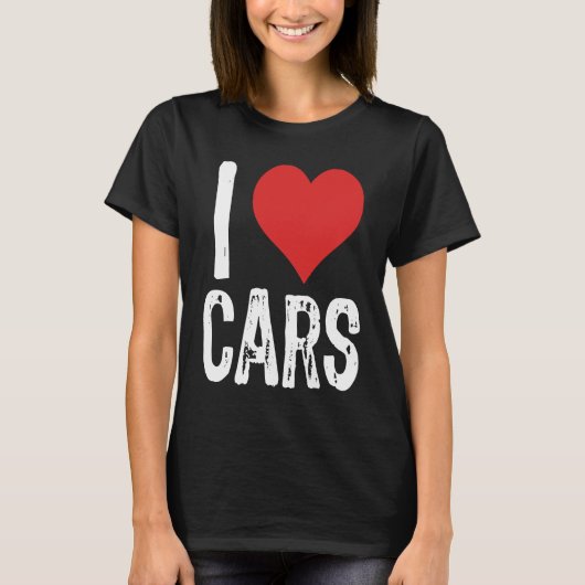 I Love Cars T-shirt (Voorkant)