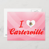 I Love Carterville, Illinois Briefkaart (Voorkant / Achterkant)