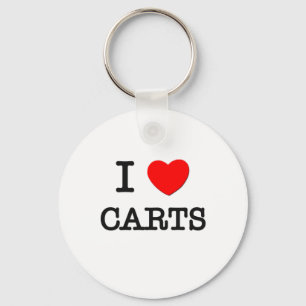 I Love Carts Sleutelhanger